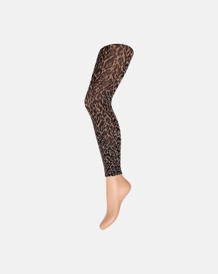 3/4 leggings "leopard" | 70 denier | Golden -Decoy