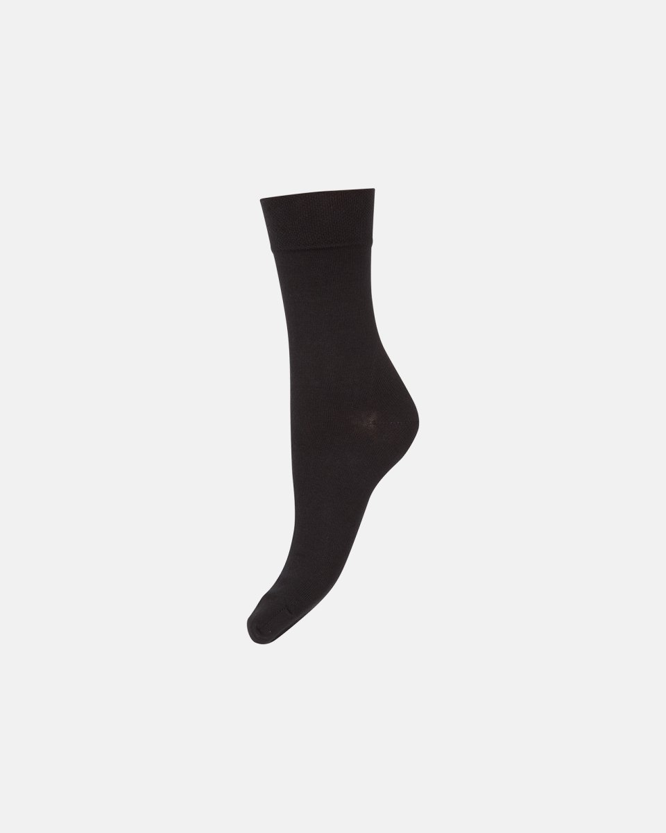 Decoy Ankelstrømper 'Comfort' | Bomuld | Sort - 37-41