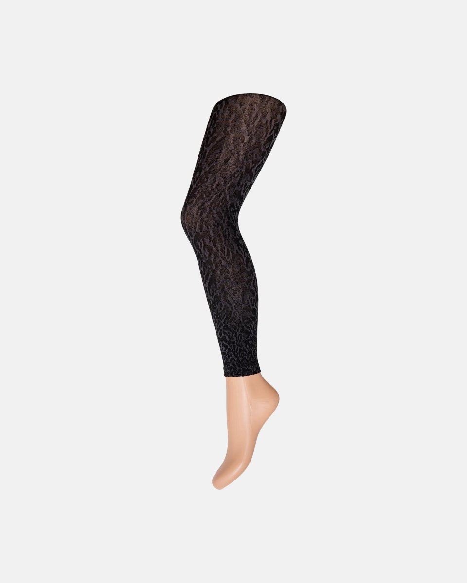 Decoy 3/4 leggings 'leopard' | 70 denier | Grå - SAMPL
