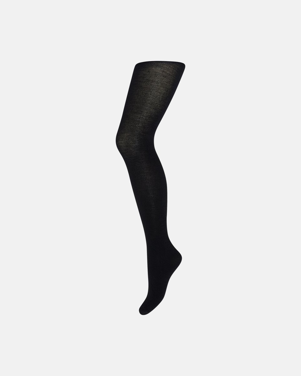 Decoy Strømpebukser | Merino uld 100 denier | Sort - XXL