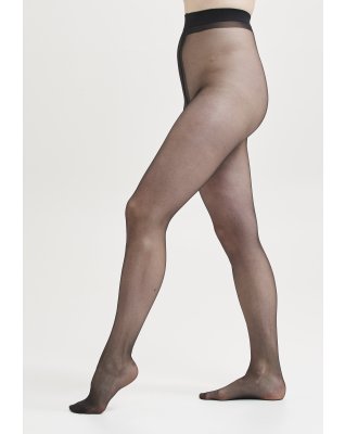Strømpebukser "silk look" | 20 denier | Sort -Decoy
