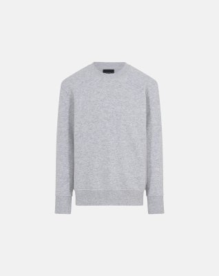 Sweatshirt | Økologisk bomuld | Grå melange -Decoy