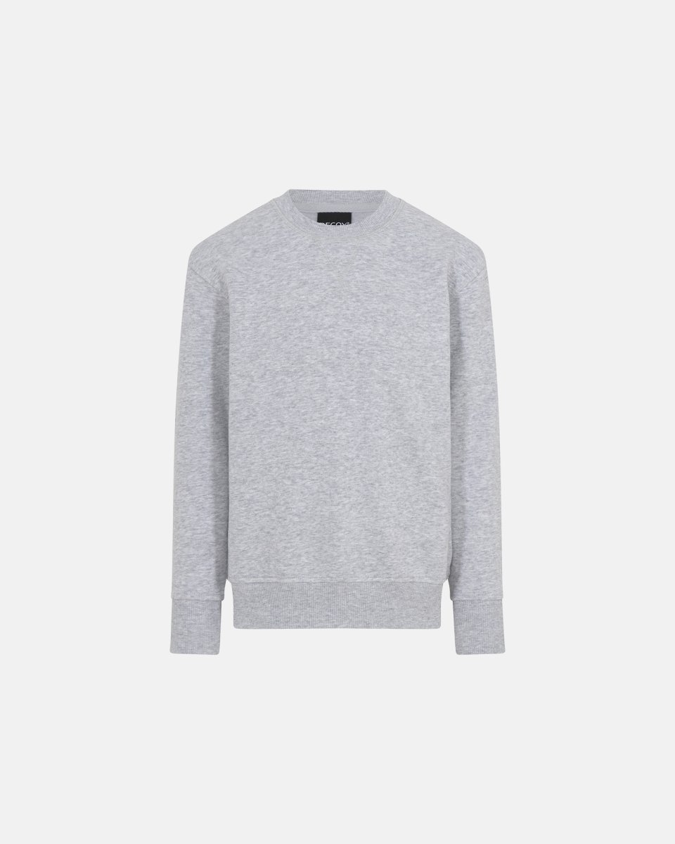 Decoy Sweatshirt "kids" | Økologisk bomuld | Grå melange - 7/8