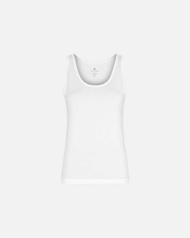 Tanktop | Bambusviskose | Hvid