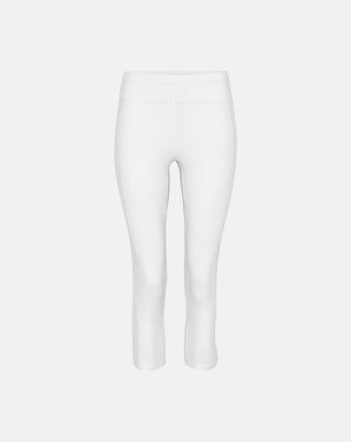 3/4 leggings, Økologisk bomuld, Hvid
