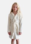 Badekåbe i frotté | 100% recycled polyester | Ivory -Decoy