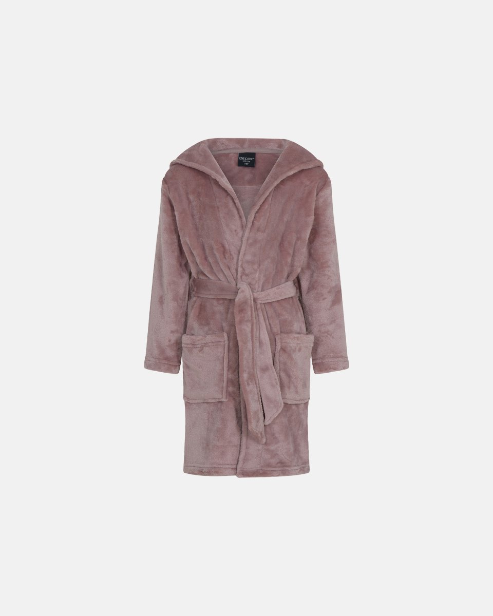 Decoy Badekåbe i frotté | 100% recycled polyester | Rose - 3/4