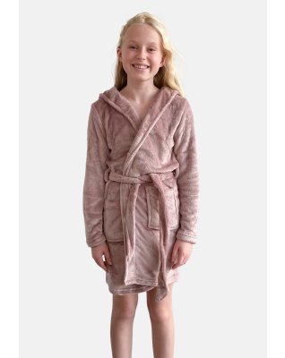 Badekåbe i frotté | 100% recycled polyester | Rose -Decoy