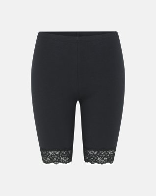 Indershorts m. blonde | Økologisk bomuld | Sort -Decoy