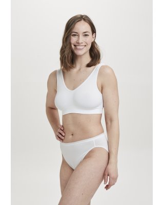 Tai brief, 5-pak, GOTS bomuld, Hvid