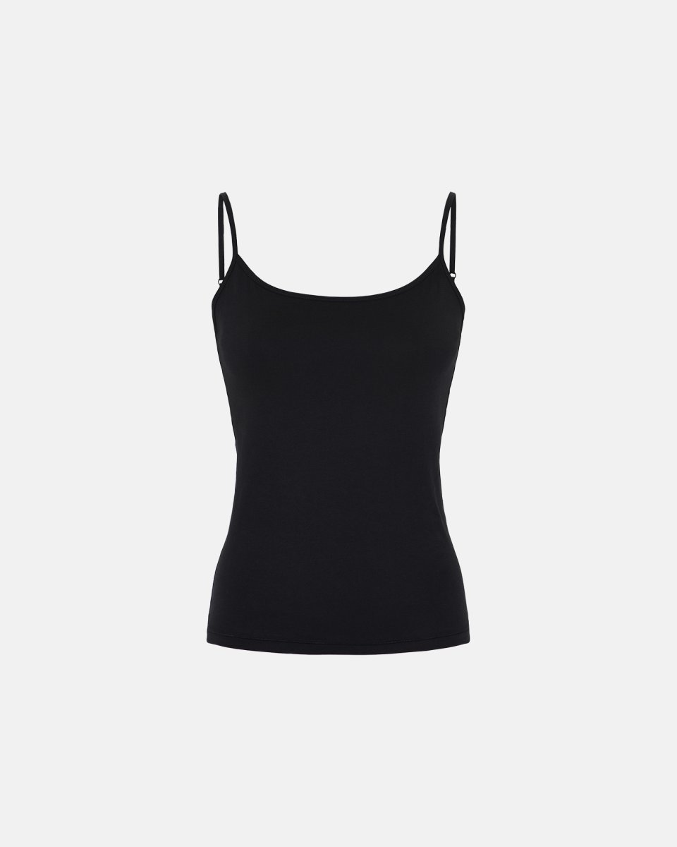 JBS of Denmark Women Stroptop | GOTS bomuld | Sort - S