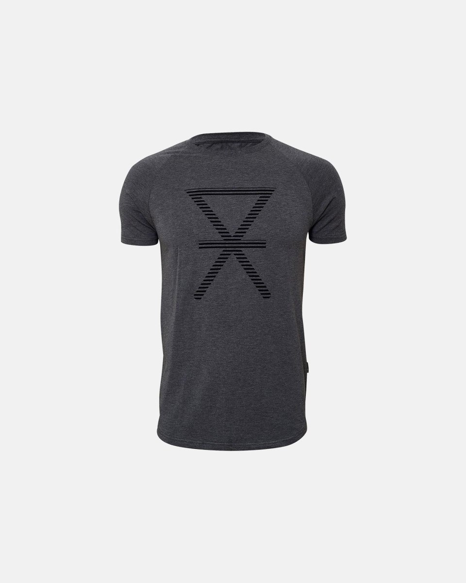 JBS of Denmark Men T-shirt med tryk | bambus | grå - L