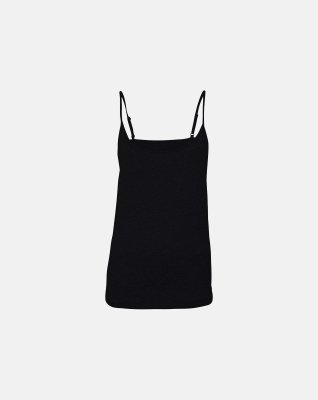 Top med smalle stropper | bambus | sort -JBS of Denmark Women