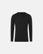 Langærmet T-shirt | 100% økologisk GOTS uld | Sort - JBS of Denmark Men
