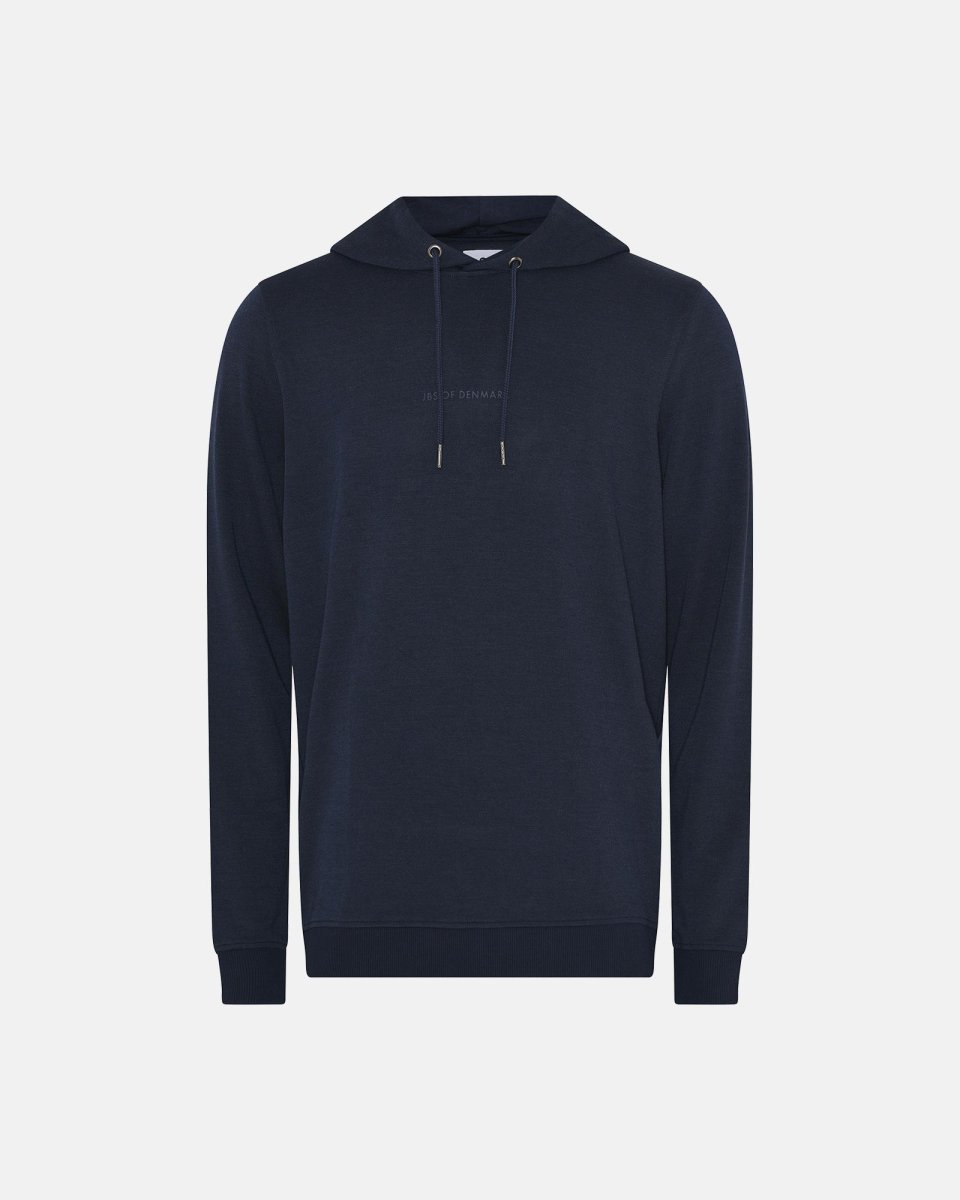 JBS of Denmark Men Hoodie med logo | Bambusviskose | navy - S