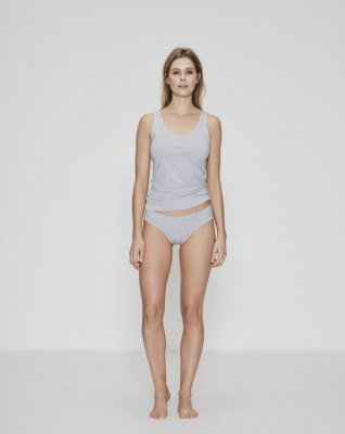 Tanktop, Bambusviskose, Grå