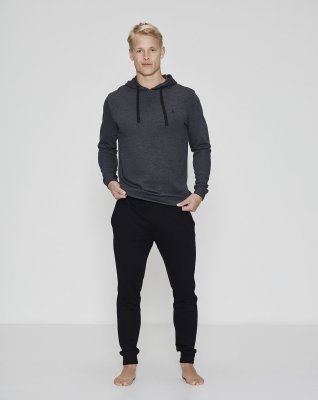 Hoodie, Bambusviskose, Mørk grå