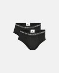 Brief med gylp 2-pak, Bambusviskose, Sort