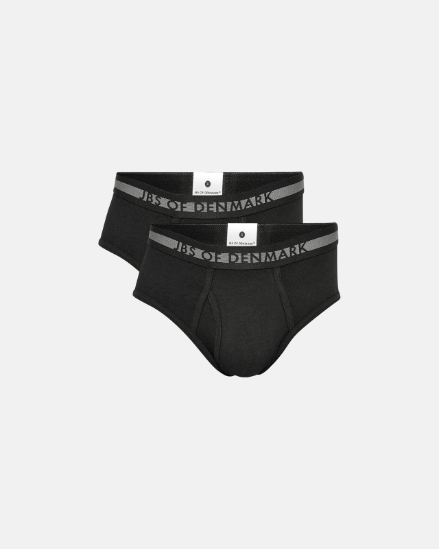 Brief med gylp 2-pak | Bambusviskose | Sort