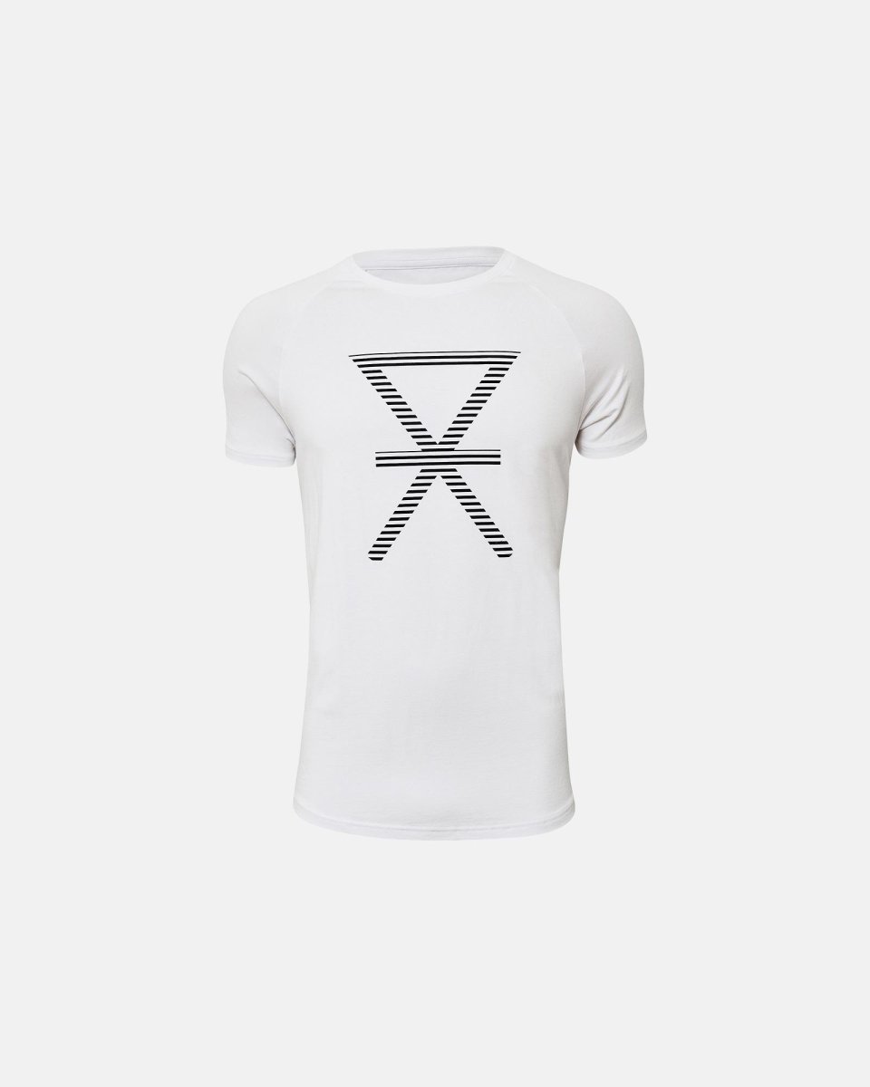 JBS of Denmark Men T-shirt med tryk | bambus | hvid - M
