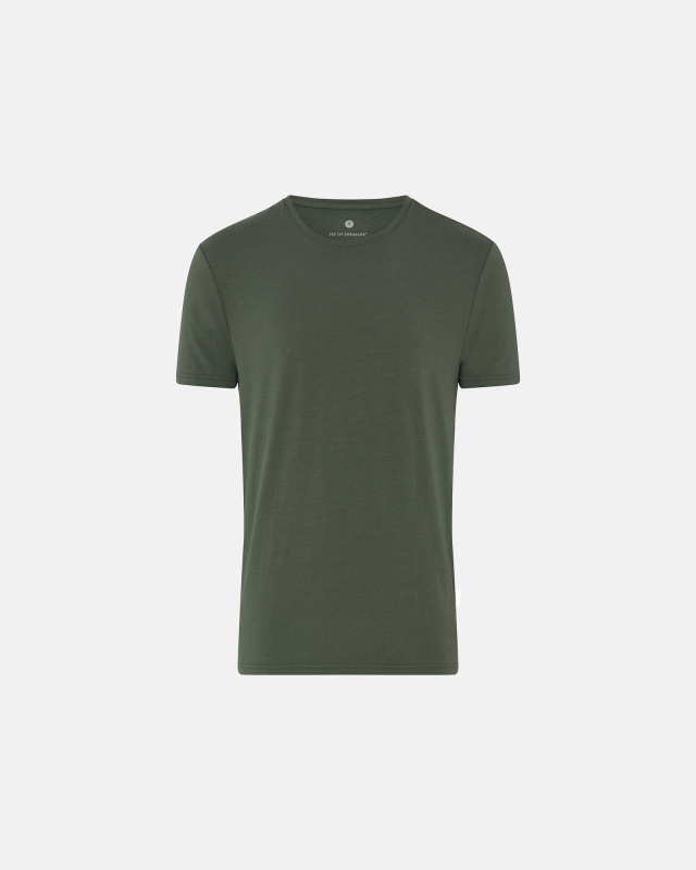 T-shirt o-neck | Bambusviskose | Grøn