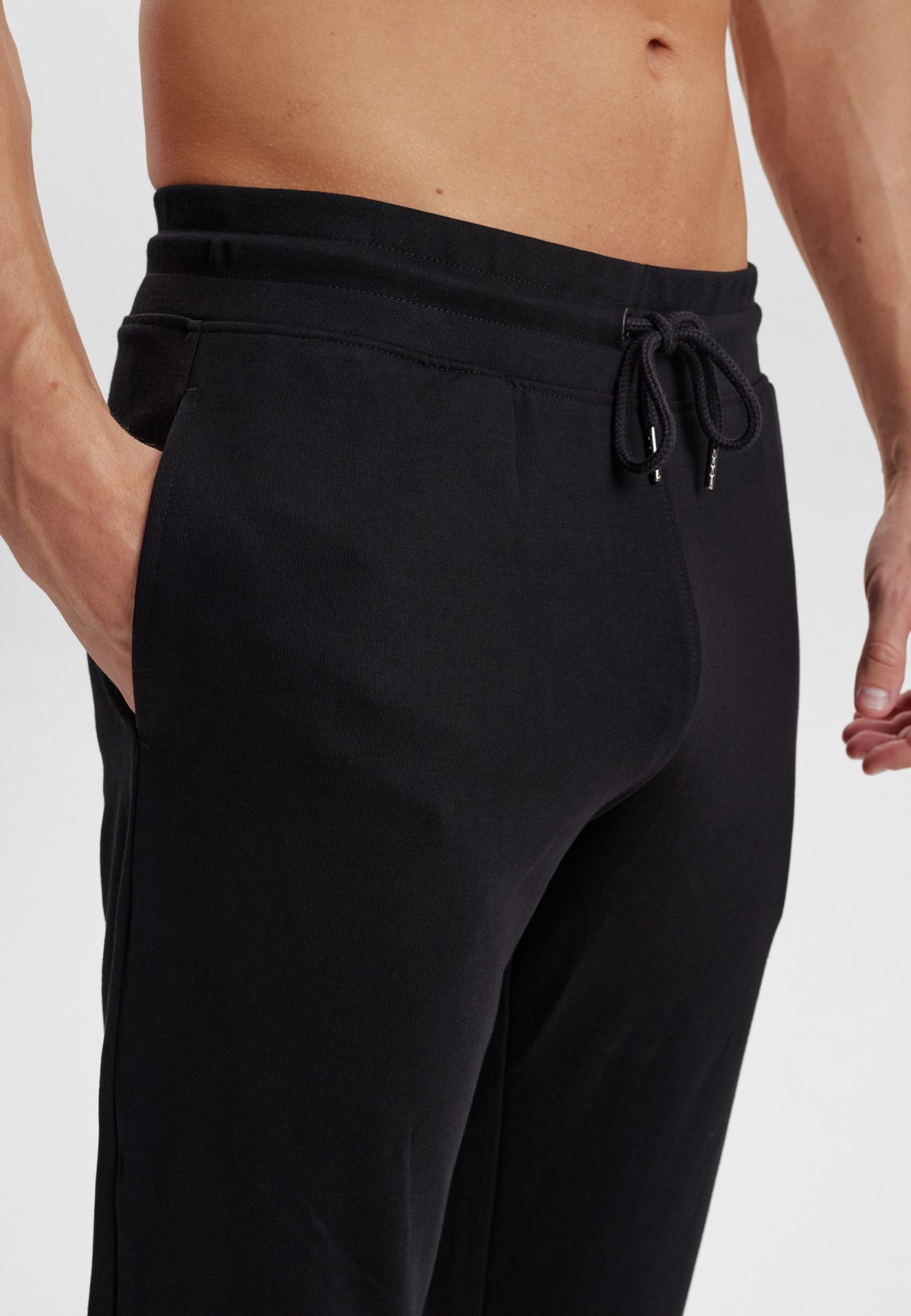 Bukser med logo | Bambusviskose | Sort -JBS of Denmark Men Bukser med logo | Bambusviskose | Sort -JBS of Denmark Men