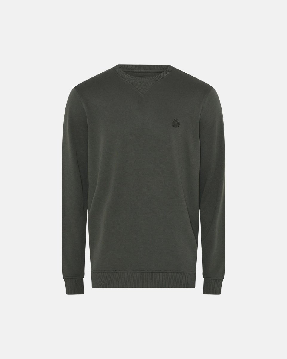 JBS of Denmark Men Trøje med logo | Bambusviskose | Grøn - S