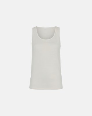 Tanktop, Økologisk uld, Ivory
