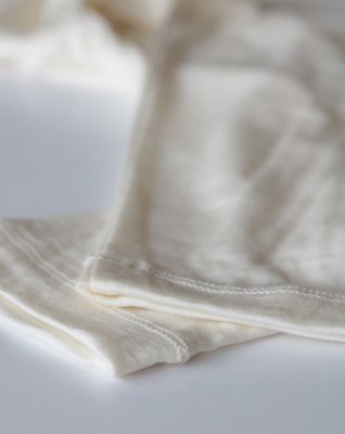 Tanktop, Økologisk uld, Ivory