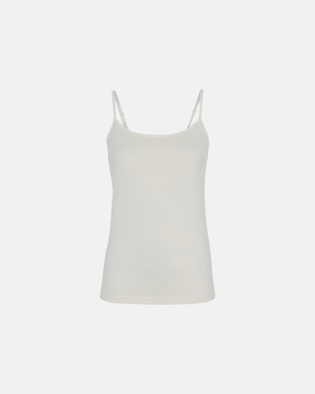 JBS of Denmark Økologisk Uld Stroptop - Ivory