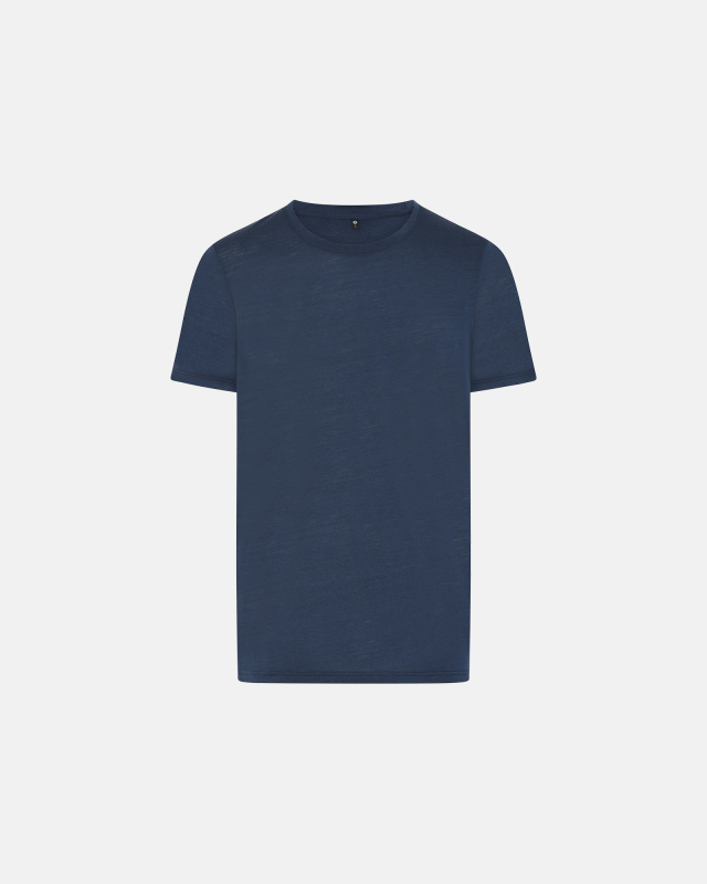 JBS of Denmark T-shirt i Uld til Herre Normal Fit - Navy