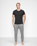 T-shirt o-neck, Bambusviskose, Sort