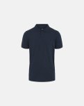 Piqué polo, Bambusviskose, navy
