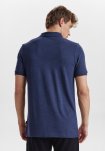 Piqué polo, Bambusviskose, navy