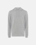 Hoodie med logo, Bambusviskose, Grå