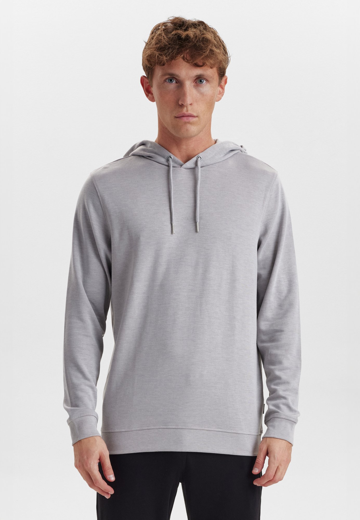 Hoodie med logo | Bambusviskose | Grå -JBS of Denmark Men Hoodie med logo | Bambusviskose | Grå -JBS of Denmark Men