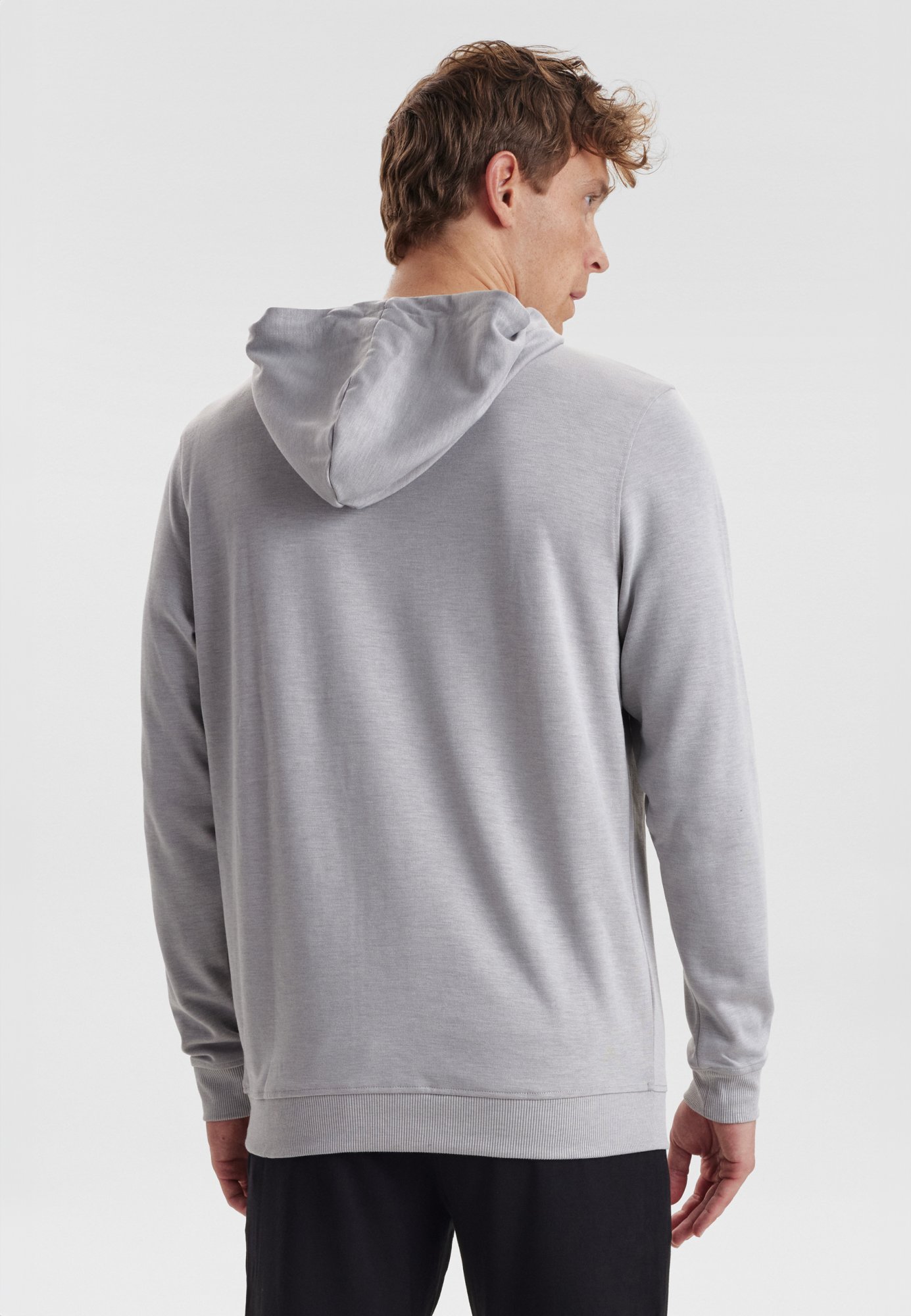 Hoodie med logo | Bambusviskose | Grå -JBS of Denmark Men Hoodie med logo | Bambusviskose | Grå -JBS of Denmark Men