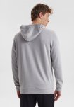 Hoodie med logo, Bambusviskose, Grå