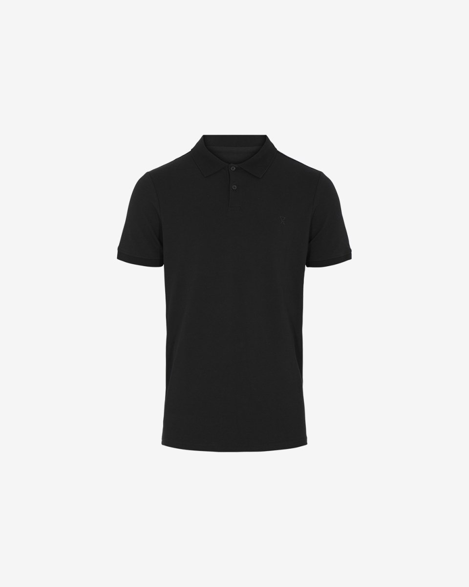JBS of Denmark Men Piqué polo | Bambusviskose | sort - S