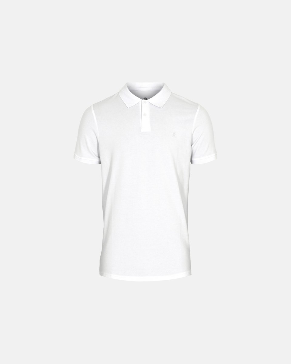 JBS of Denmark Men Piqué polo | Bambusviskose | hvid - S