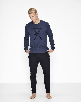 Trøje, Bambusviskose, Navy