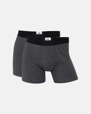 Tights 2-pak | bambusviskose | Mørk grå -JBS of Denmark Men