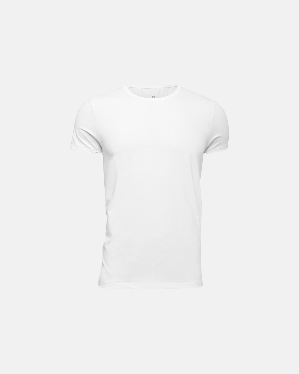 JBS of Denmark Men T-shirt o-hals | Økologisk bomuld | Hvid - L