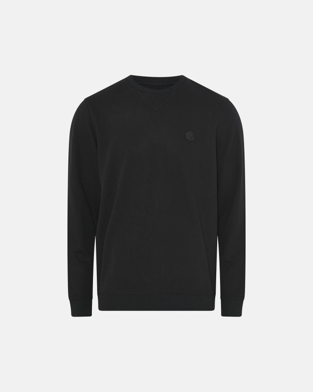 Trøje med logo | Bambusviskose | Sort