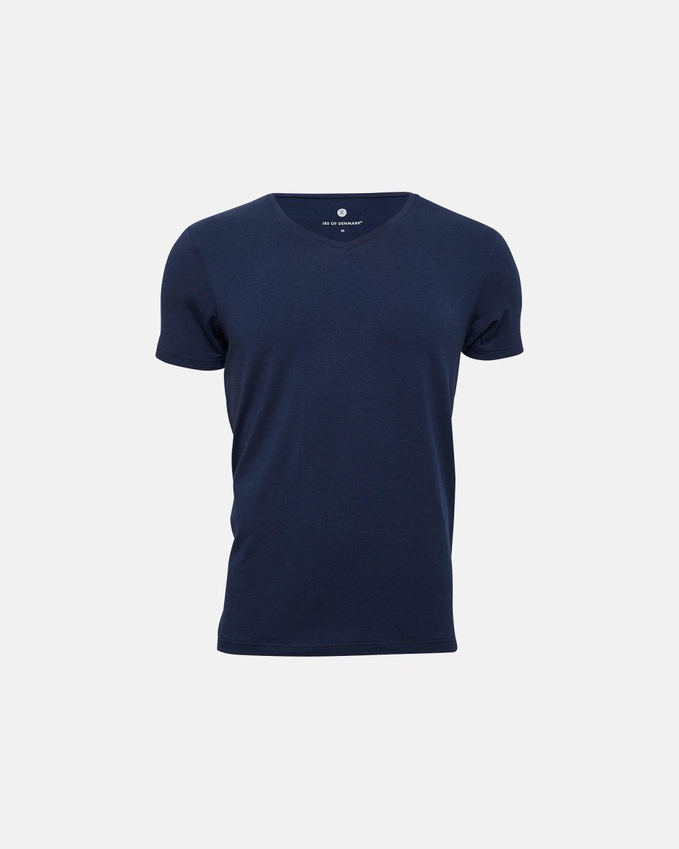 JBS of Denmark Men T-shirt v-hals | Bambusviskose | Marine - S