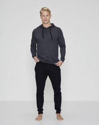 Hoodie, Bambusviskose, Mørk grå