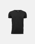 T-shirt v-neck, Bambusviskose, Sort