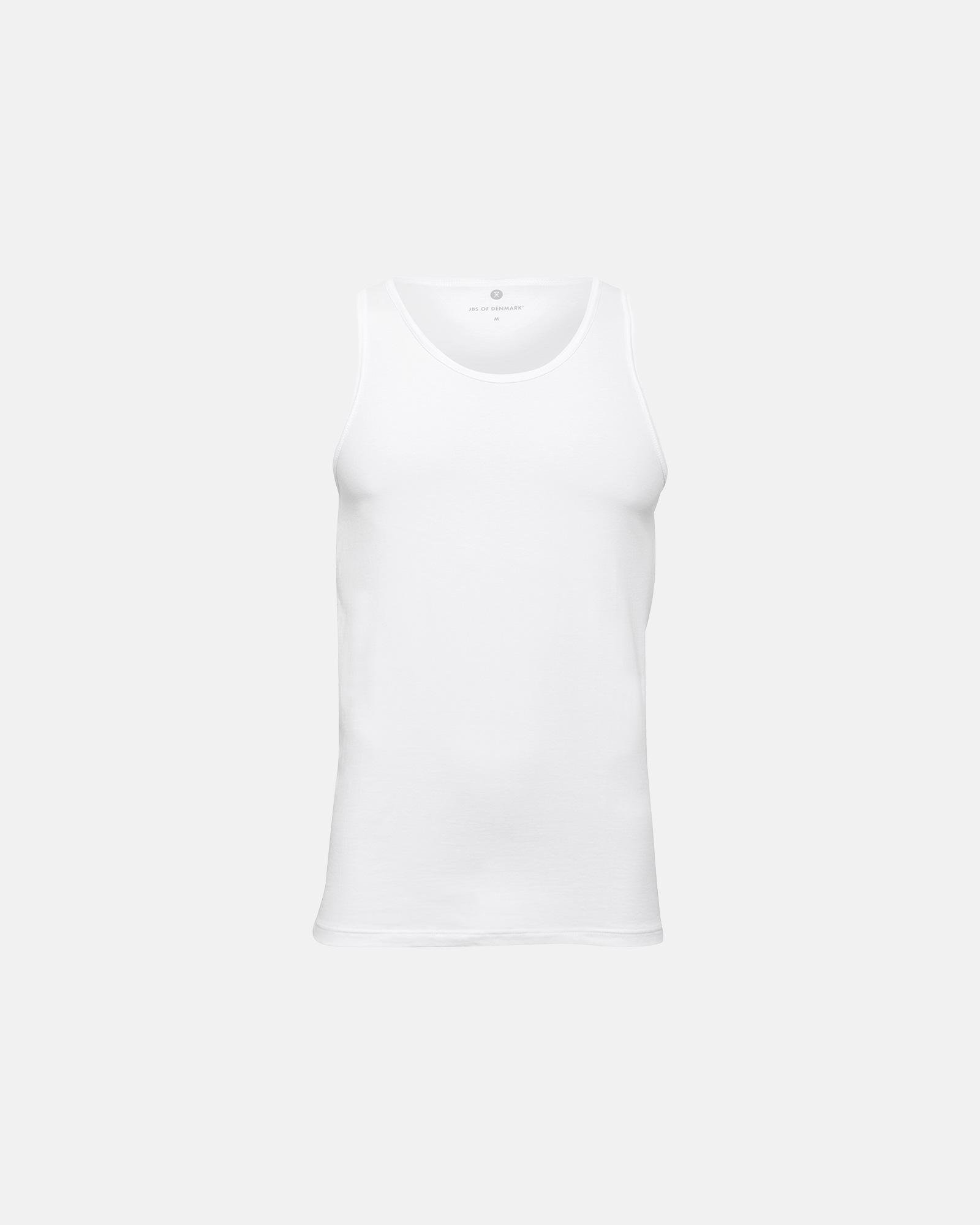 Tanktop (singlet) | Økologisk bomuld | Hvid -JBS of Denmark Men Tanktop (singlet) | Økologisk bomuld | Hvid -JBS of Denmark Men