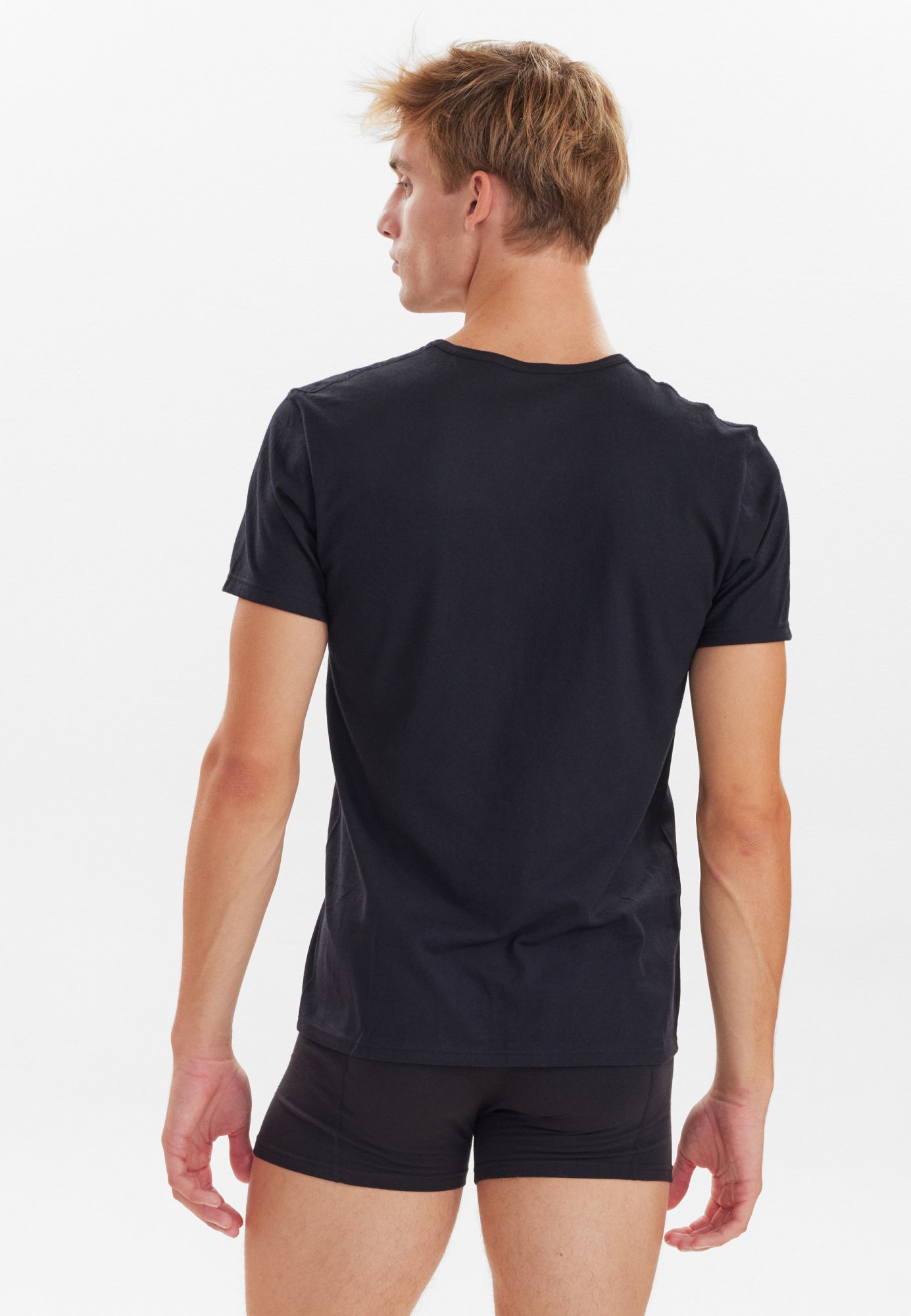 T-shirt 3-pak | Økologisk bomuld | Sort -Claudio T-shirt 3-pak | Økologisk bomuld | Sort -Claudio