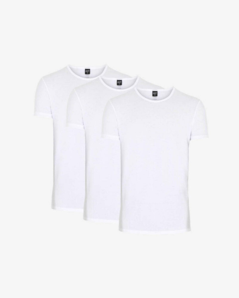 Claudio T-shirt 3-pak | Økologisk bomuld | Hvid - S